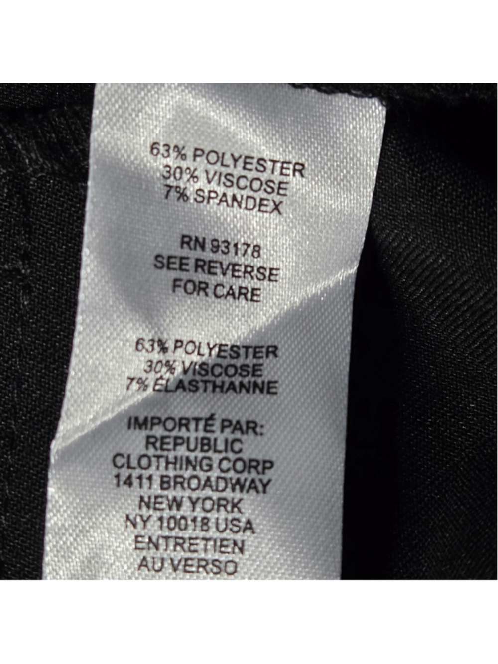 NWT Elie Tahari Women's Black Dress Pants Size 6 - Picture 3 of 6